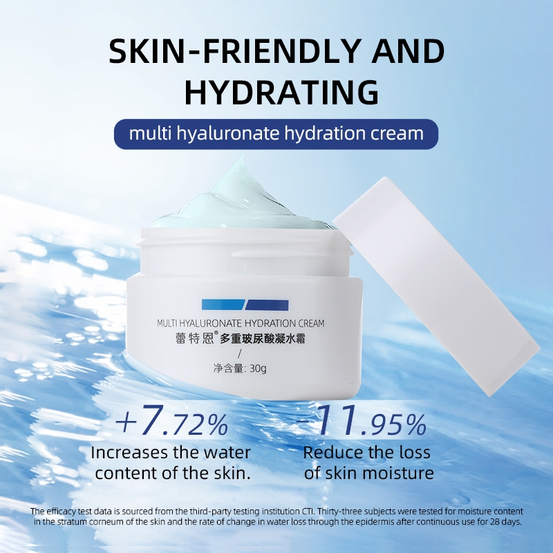 Kem Dưỡng Ẩm Axit Hyaluronic/Dưỡng Ẩm Thâm Nhập Da/Dưỡng ẩm cho da khô/Làm trắng và dưỡng ẩm da 30g