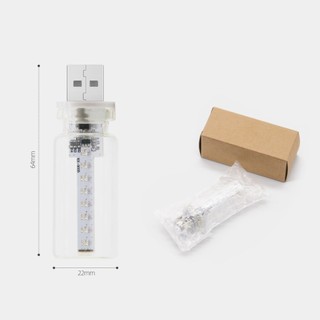 Chai Thủy Tinh Nhiều Màu Sắc Đèn Ngủ USB Cảm Ứng Khí Quyển Ánh Sáng Nhiều Màu Chế Độ Cắm Và Chạy Phòng Ngủ Đèn Ô Tô