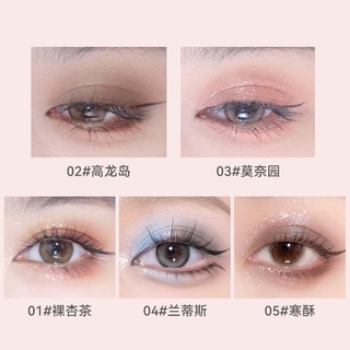 Bảng Phấn Mắt NOVO Bốn Màu - Chống Thấm Nước Lâu Dài Dễ Dàng Mờ Hàn Quốc Thấp Phong Cách Độ bão Hòa 6439