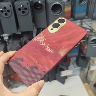 Ốp Lưng Sợi Carbon Aramid Từ Tính Cho Samsung Galaxy S25 Edge Nhẹ Siêu Mỏng Chống Trầy Xước Sạc Không Dây Vỏ Điện Thoại