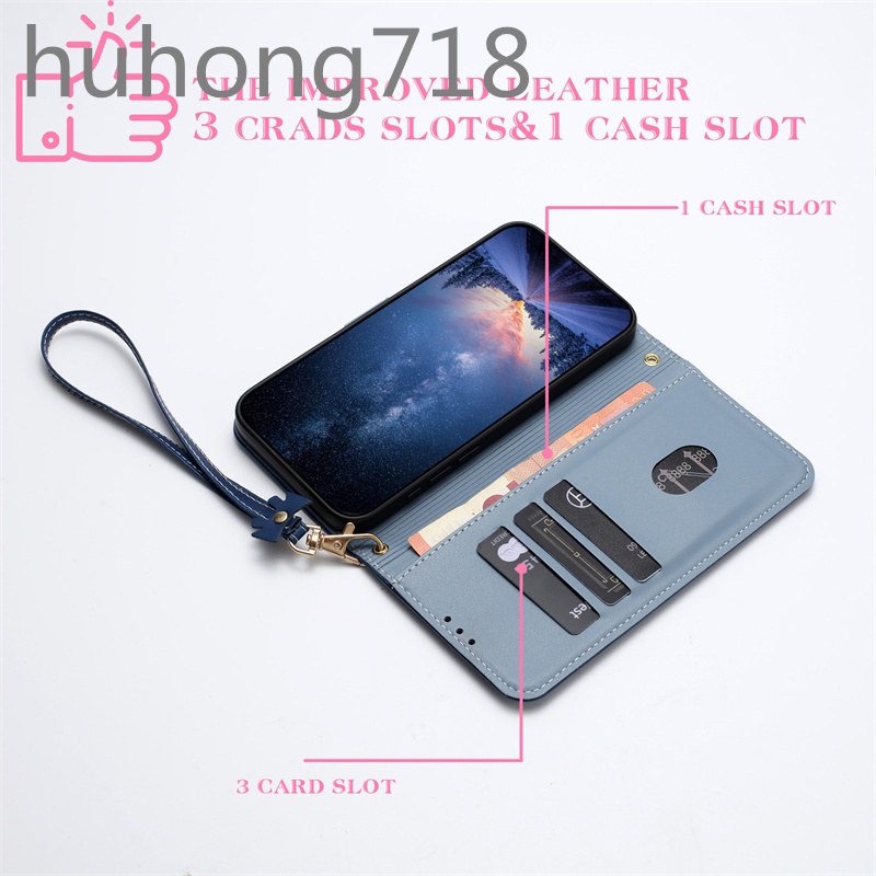 Dành Cho Samsung Galaxy S22 S23 S24 FE S25 Edge Ultra Plus + Ốp Điện Thoại Da Lật Gói Ví Khe Cắm Thẻ Đứng Vỏ Bảo Vệ Chống Sốc