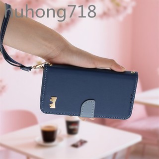 Dành Cho Iphone 11 12 13 14 Pro Max 15 Plus Vỏ Điện Thoại Da Lật Gói Ví Khe Cắm Thẻ Đứng Vỏ Bảo Vệ Chống Sốc