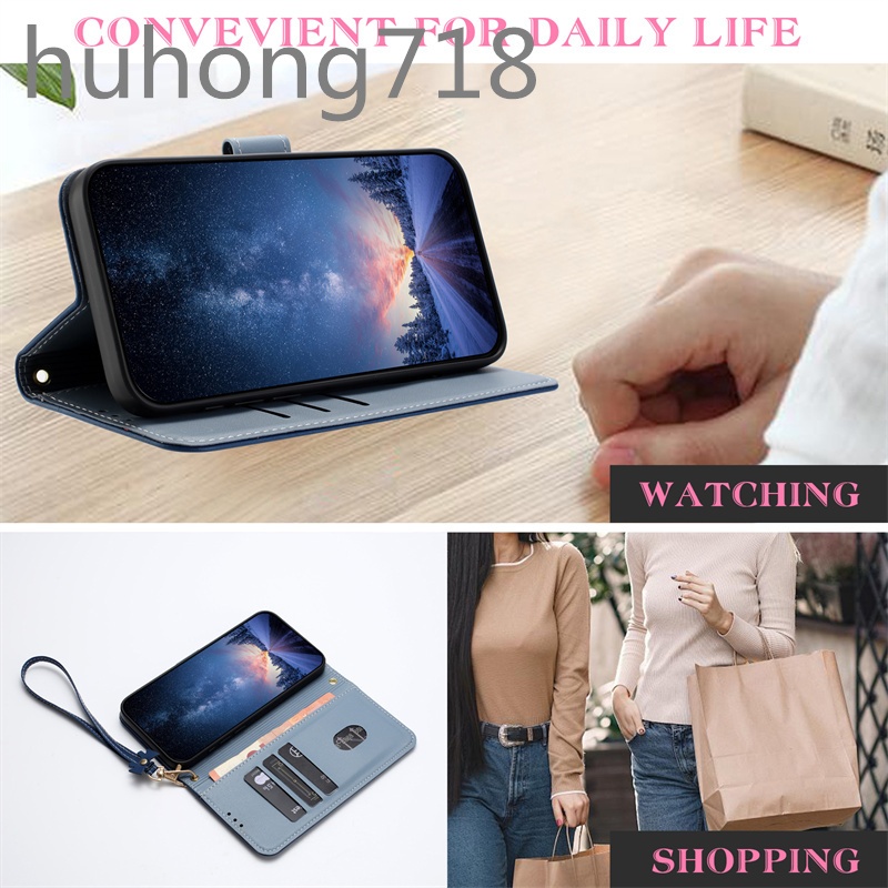 Dành Cho Samsung Galaxy S22 S23 S24 FE S25 Edge Ultra Plus + Ốp Điện Thoại Da Lật Gói Ví Khe Cắm Thẻ Đứng Vỏ Bảo Vệ Chống Sốc