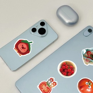Bộ 50 INS Nhỏ Tươi Cà Chua Dán DIY Sổ Lưu Niệm Hành Lý Laptop Đàn Guitar Xe Đạp Miếng Dán Đồ Chơi Trẻ Em