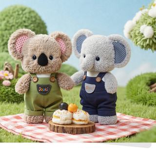 Quần yếm Koala Đồ chơi sang trọng Búp bê dễ thương Búp bê Quà tặng sinh nhật