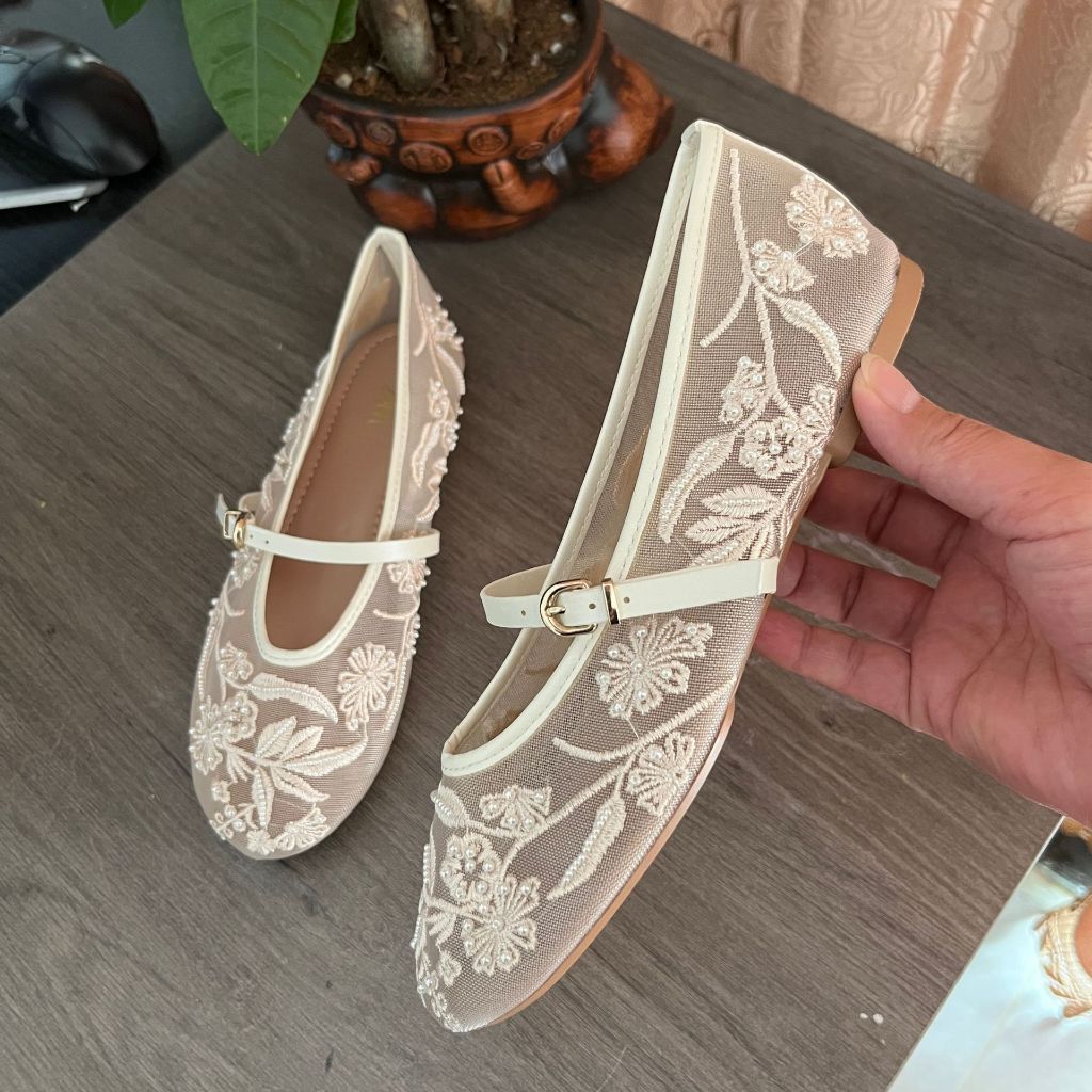 Giày nữ ZARA mới có mũi tròn mũi phẳng