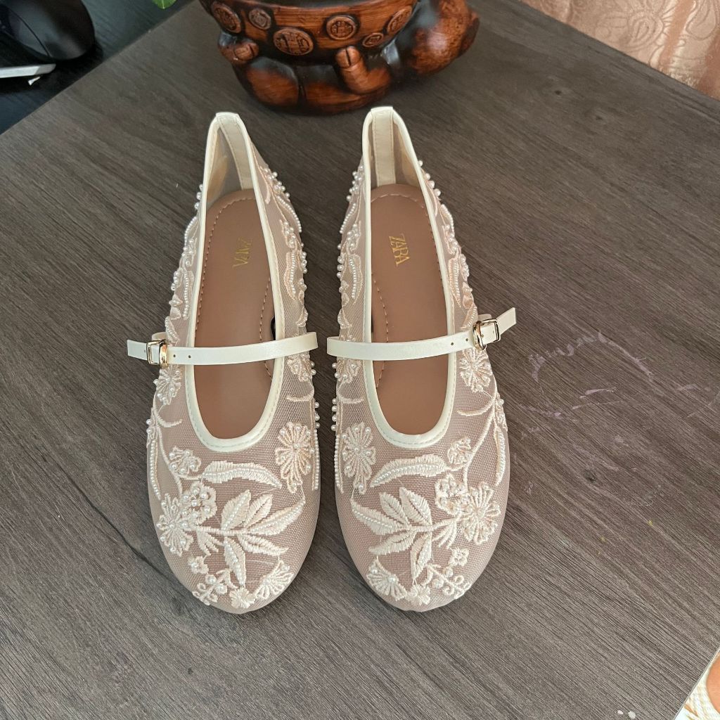 Giày nữ ZARA mới có mũi tròn mũi phẳng
