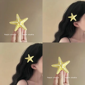 phụ kiện tóc kẹp tóc cho bé kẹp tóc kẹp tóc cho bé gái kẹp tóc mái kẹp tóc hàn quốc kẹp tóc nhỏ kẹp mỏ vịt kẹp kẹp tóc cuteKẹp tóc sao biển nữ - Phụ kiện tóc dễ thương mùa hè, kẹp má