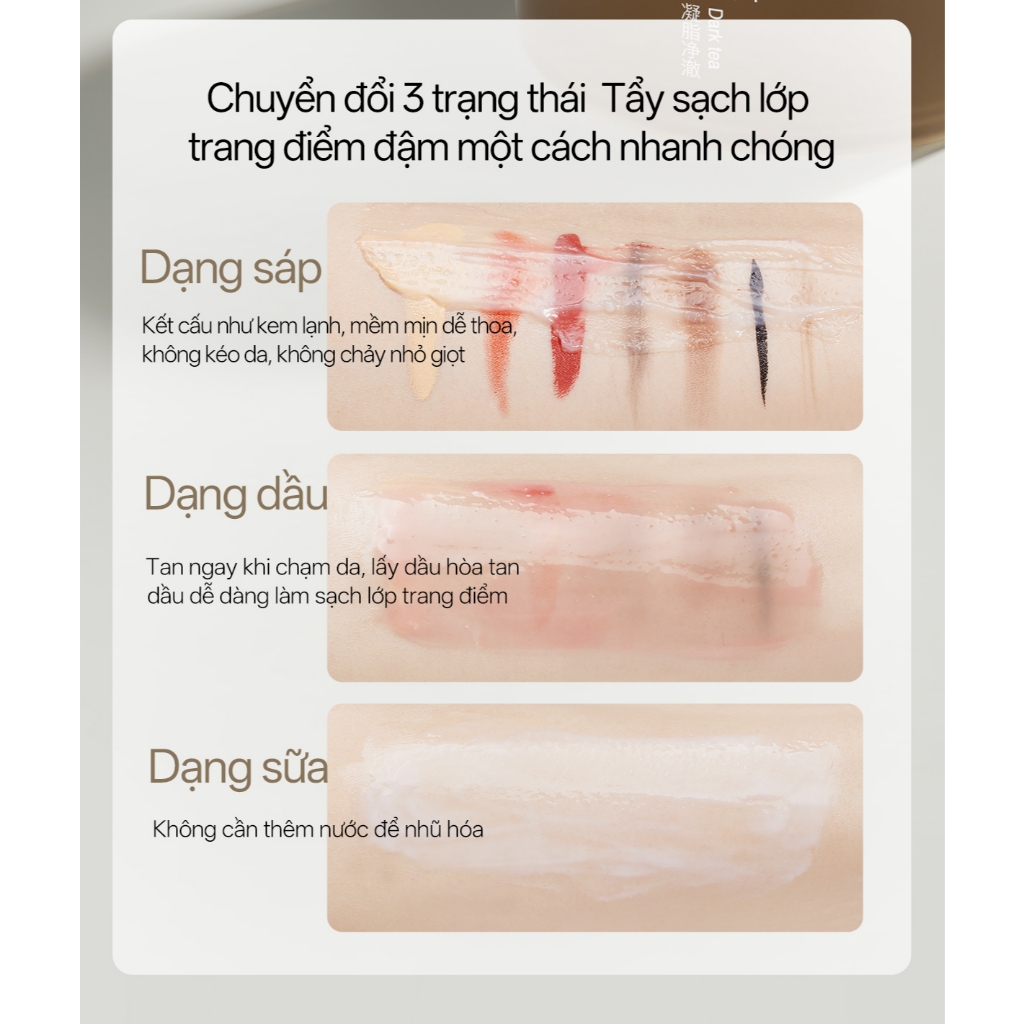 Ositree trà Đen Tẩy Trang Nhẹ Nhàng Làm Sạch Sâu Mắt, môi và mặt mà không gây kích ứng thực sự 120ml