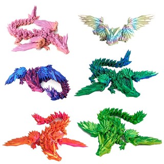 YOWEI 3D In Hình Rồng Skeleton Model Full Body Di Chuyển Khớp Rồng Đồ Trang Trí Sáng Tạo Để Bàn Trang Trí Bộ Sưu Tập Quà Tặng VN