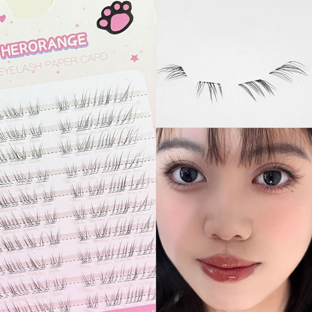 IOIIK 3/6/10 hàng--C Curl Lông mi dưới thực tế Cụm mi riêng lẻ Lông mi để mua sắm Hẹn hò Sử dụng hàng ngày Khuôn mặt tự nhiên và nhẹ