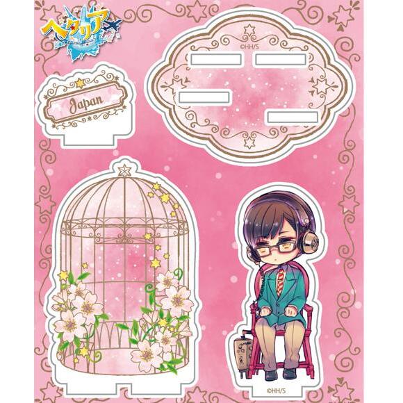 PoT Hetalia Trục Powers Acrylic Đứng - Ý, Đức, Trung Quốc Trio Nền Theo Chủ Đề Anime Hình Sưu Tập