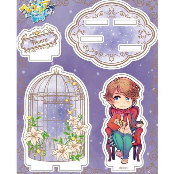 PoT Hetalia Trục Powers Acrylic Đứng - Ý, Đức, Trung Quốc Trio Nền Theo Chủ Đề Anime Hình Sưu Tập