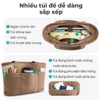 BAGSMART Túi Tote Nữ Du Lịch 14inch Laptop Bag Ba lô lớn Túi thể thao du lịch túi đi làm đa năng lịch và công sở Tote shouldbag — ảnh 3