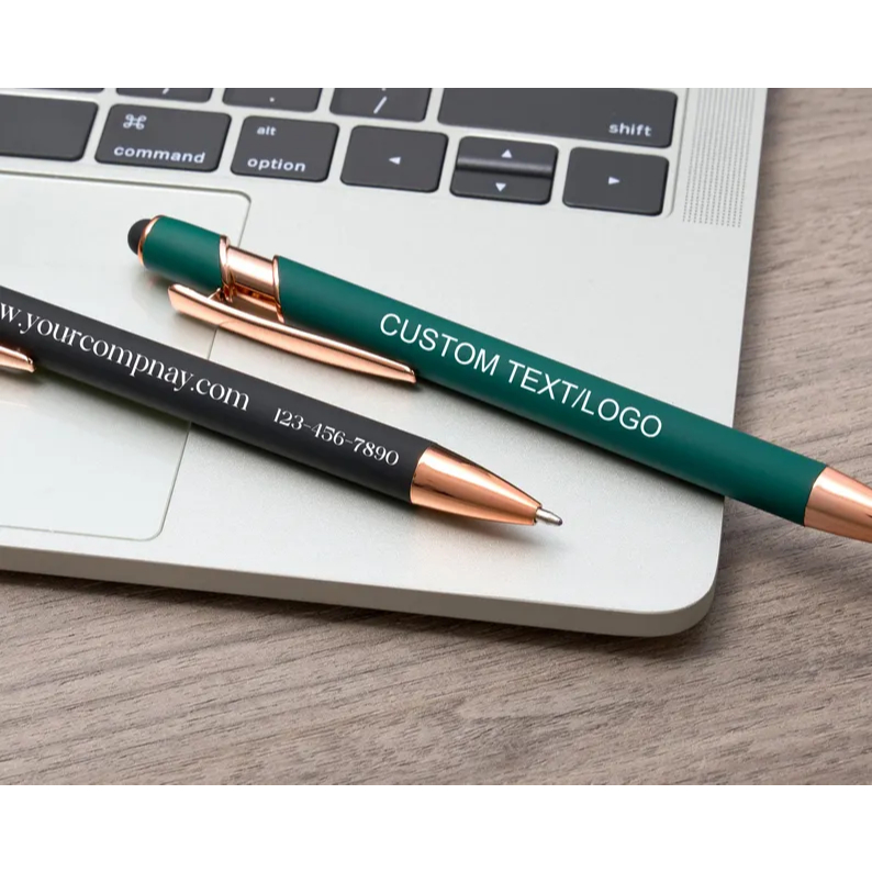 Bút cảm ứng cá nhân mềm, văn phòng tùy chỉnh, khắc tên, in Logo, quà tặng cho giáo viên