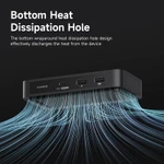 Hagibis USB C KVM Switch 1 Màn Hình 2 Máy Tính 4K HDMI KVM Switch Dual Host Sharing USB Hub PD Để Chia Sẻ Một Màn Hình Bàn Phím Chuột Máy In PC Laptop Điện Thoại Di Động Máy Tính Bảng — ảnh 7