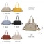 Túi du lịch thời trang thiết kế chống thấm nước Màu trơn Unisex Túi vải dung tích lớn đơn giản