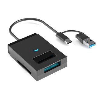 M.2 NVME / NGFF SSD / TF Ổ cắm trực tiếp Cáp truyền động dễ dàng Máy tính Đọc USB C bên ngoài