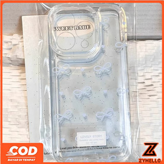 Ốp lưng cho Honor X9C X7C X8C X6B X8B X6A X7A X7B X9B Vỏ điện thoại di động TPU chống sốc nơ trái tim màu xanh đơn giản