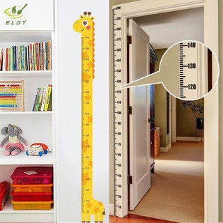 [MAO] 1 Miếng Dán Tường Động Vật Hoạt Hình Đo Chiều Cao Động Vật Hươu Cao Cổ Thước Tăng Trưởng Trẻ Em Biểu Đồ Tăng Trưởng Cho Trẻ Em Phòng Ngủ Bé Mầm Non VN