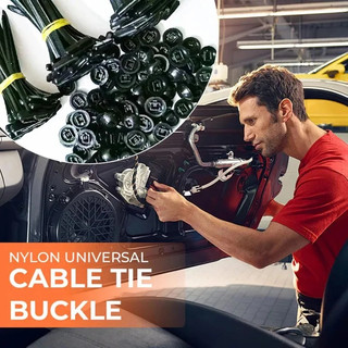 100 Chiếc Nylon Cáp Thắt Khóa Pin Và Nút Zip Ties Tự Khóa Cáp Cố Định Dây Zip Dây Buộc Dây Dây Đa Năng