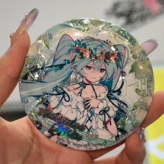 Anime Dễ Thương Hatsune Miku Huy Hiệu Nút Trâm Cài Cosplay Bộ Sưu Tập Đồ Chơi Túi Trang Trí Quà Tặng 58mm