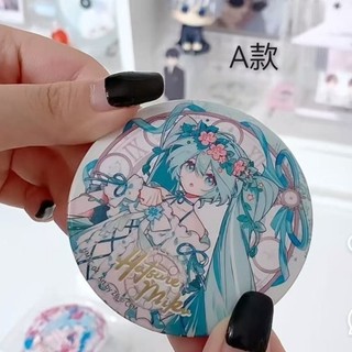 Anime Dễ Thương Hatsune Miku Huy Hiệu Nút Trâm Cài Cosplay Bộ Sưu Tập Đồ Chơi Túi Trang Trí Quà Tặng 58mm