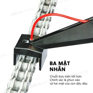 SEAMETAL Xích Xe Máy Oiler Spray Gear Xe Máy Dây Xích Dầu Applicator Cho Xe Máy Mess-Free Chain Wax Chain Cleaner Đính Kèm