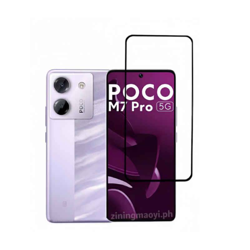 Ốp điện thoại di động chống rơi 4IN1 Poco M7 Pro 5G cho Poco M6 Pro X6 Pro Kính cường lực bảo vệ màn hình và phim mặt sau phim ống kính