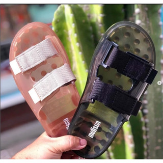 Giày nữ Brazil Melissa Dép xỏ ngón chống thấm nước chống trượt Velcro Giày đi biển thông thường
