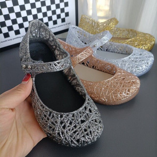Giày trẻ em Melissa Brazil Giày sandal đế mềm Baotou Girls