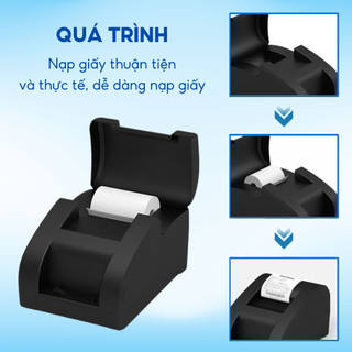 Máy In Nhiệt Di Động Y58 Flashlabel, Hỗ Trợ Kết Nối Bluetooth Và USB, In Tem Nhãn, Máy in hóa đơn