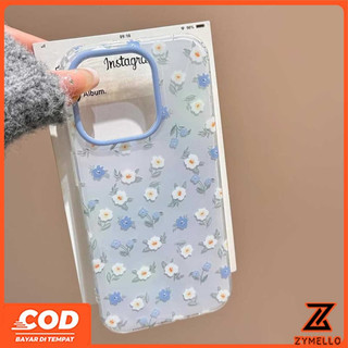 Ốp Lưng Cho OPPO Reno16F Reno15F Reno 14F Reno 14 Pro Reno13 F Reno11 Pro Reno10Pro Reno8T Reno8Z Reno7Z Reno6Z Reno8 Reno5 Reno4 Vỏ Điện Thoại TPU Chống Sốc IMD Hoa Màu Xanh Đẹp