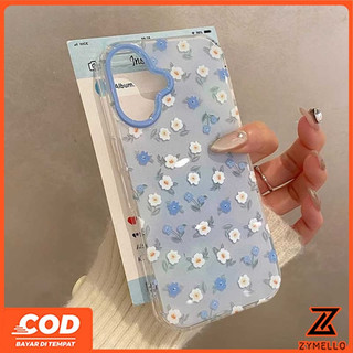 Ốp Lưng Cho OPPO Reno16F Reno15F Reno 14F Reno 14 Pro Reno13 F Reno11 Pro Reno10Pro Reno8T Reno8Z Reno7Z Reno6Z Reno8 Reno5 Reno4 Vỏ Điện Thoại TPU Chống Sốc IMD Hoa Màu Xanh Đẹp