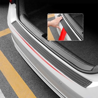 SEAMETAL cốp xe phía sau Ốp lưng bảo vệ dải cửa cao su Tấm bảo vệ 104x8.5cm Mouldings Pad Trim Cover Strip Kiểu dáng xe hơi