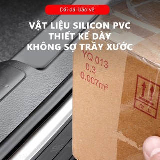 SEAMETAL cốp xe phía sau Ốp lưng bảo vệ dải cửa cao su Tấm bảo vệ 104x8.5cm Mouldings Pad Trim Cover Strip Kiểu dáng xe hơi