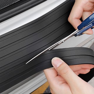 SEAMETAL cốp xe phía sau Ốp lưng bảo vệ dải cửa cao su Tấm bảo vệ 104x8.5cm Mouldings Pad Trim Cover Strip Kiểu dáng xe hơi