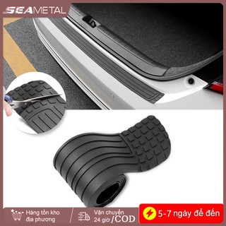 SEAMETAL cốp xe phía sau Ốp lưng bảo vệ dải cửa cao su Tấm bảo vệ 104x8.5cm Mouldings Pad Trim Cover Strip Kiểu dáng xe hơi