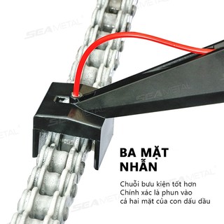 SEAMETAL Xích Xe Máy Oiler Spray Gear Xe Máy Dây Xích Dầu Applicator Cho Xe Máy Mess-Free Chain Wax Chain Cleaner Đính Kèm