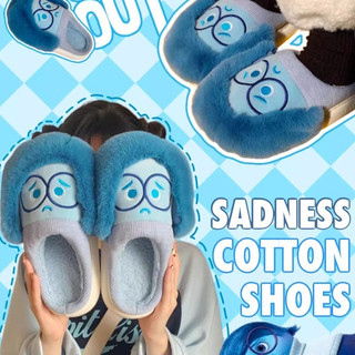 XIXITIAO Disney Worry Casual Ấm Dép Gia Đình Nữ Sinh Viên Bông Dép