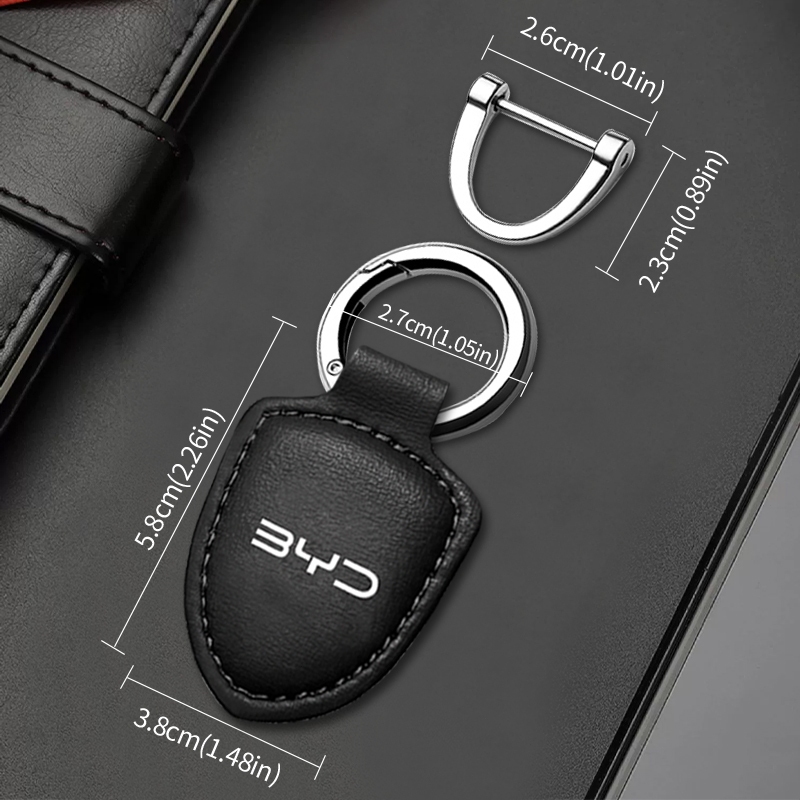 1 Chiếc Phong Cách Kinh Doanh Chìa Khóa Ô Tô Da Chìa Khóa Ô Tô Cho BYD Atta 3 Yuan Plus F3 E6 F0 G3 I3 Ea1 Bài Hát Max Tang