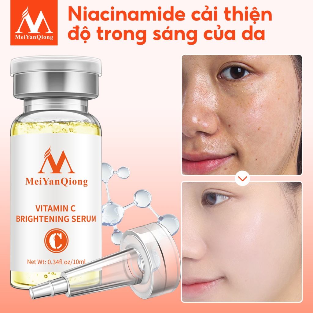 MeiYanQiong Tinh serum dưỡng ẩm vc làm sáng sắc tố chống lão hóa dưỡng ẩm và làm trắng da12ml