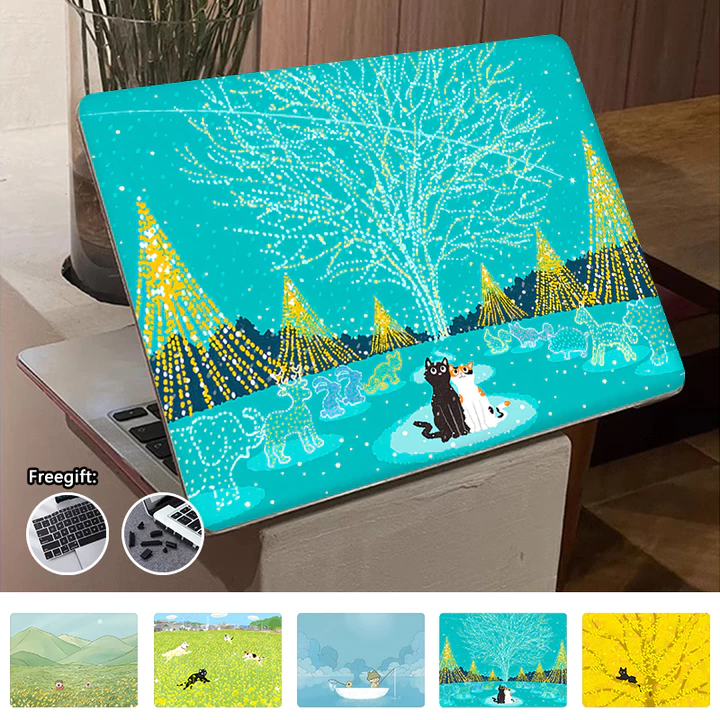Ốp In Hình Minh Họa Dễ Thương Cho 2025 Macbook Air13 M4 A3240 Pro14 M4 A3112 A3401 A3185 Air15 M4 A3241 Pro16 M4 A3186 A3403 Air M1 A2337 Pro13 M2 M1 A2338 Air13.3 A1466 Pro15 2017