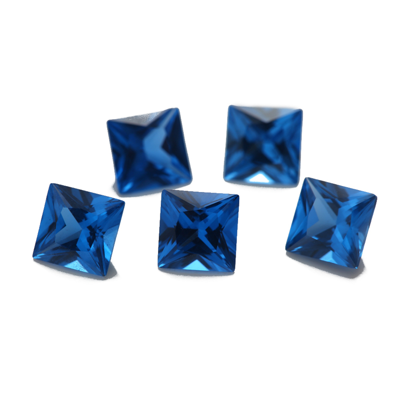 Đá cắt vuông công chúa kích thước từ 3x3 đến 10x10mm, đa màu sắc, dùng cho đồ handmade