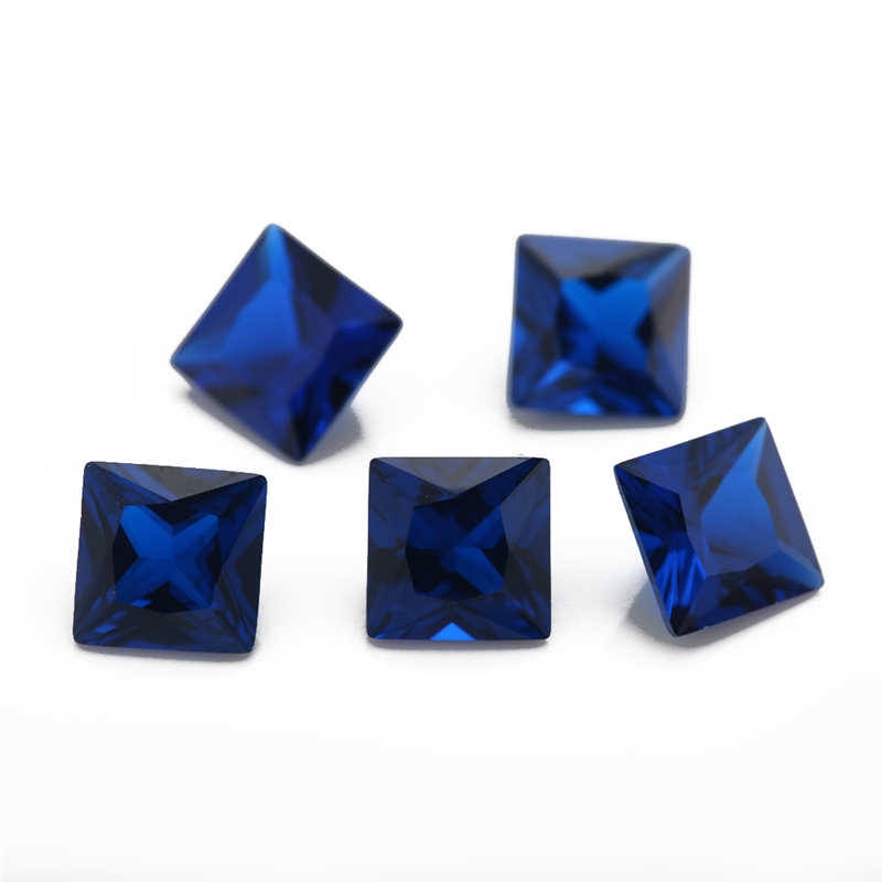 Đá cắt vuông công chúa kích thước từ 3x3 đến 10x10mm, đa màu sắc, dùng cho đồ handmade