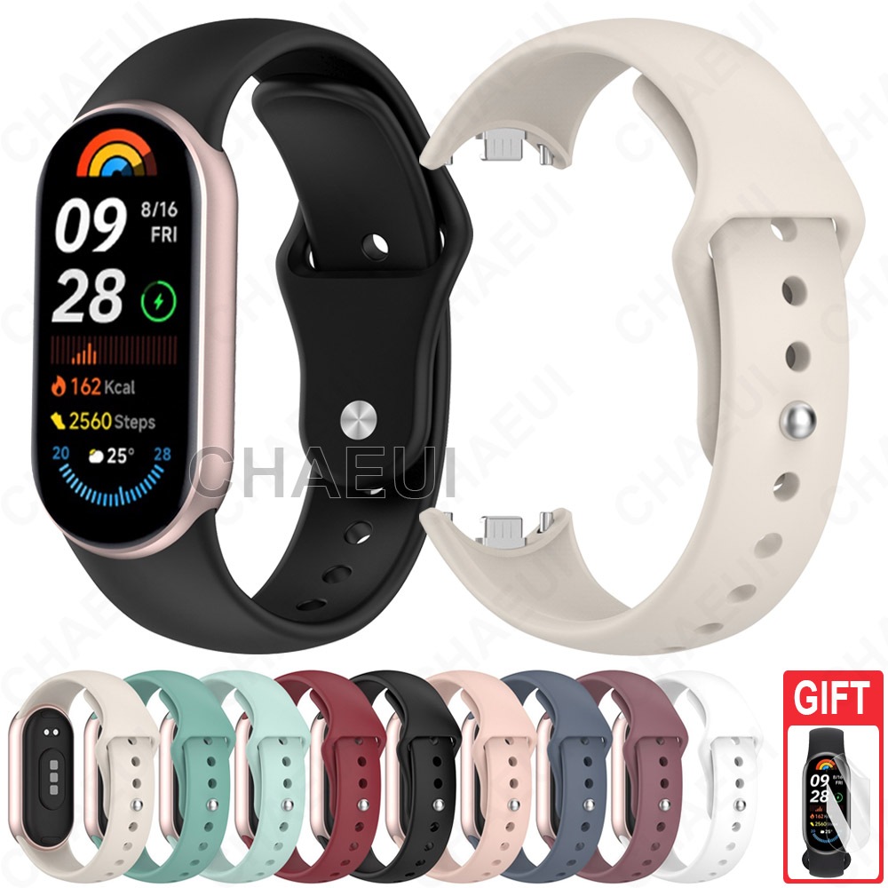 Dây đeo silicon Dây đeo cổ tay thể thao Phụ kiện cho Xiaomi Smart Band 10 9 8 / Band 10 Ceramic Edition