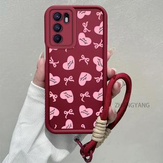 Ốp Lưng Cho OPPO Reno 6 4G Reno 6 5G Reno 6z 5G Thẩm Mỹ Hoạt Hình Tình Yêu Họa Tiết nơ Vỏ Điện Thoại Silicon Chống Sốc TPU Điện Thoại Mềm