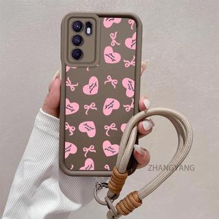 Ốp Lưng Cho OPPO Reno 6 4G Reno 6 5G Reno 6z 5G Thẩm Mỹ Hoạt Hình Tình Yêu Họa Tiết nơ Vỏ Điện Thoại Silicon Chống Sốc TPU Điện Thoại Mềm