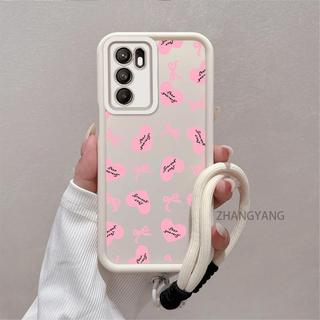 Ốp Lưng Cho OPPO Reno 6 4G Reno 6 5G Reno 6z 5G Thẩm Mỹ Hoạt Hình Tình Yêu Họa Tiết nơ Vỏ Điện Thoại Silicon Chống Sốc TPU Điện Thoại Mềm