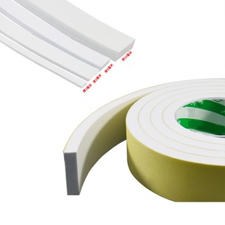 Cao Su Trắng Bọt Biển Cửa Sổ Cói Dải Chống Thấm Nước Cách Âm Tự Dính Miếng Lót Chống Va Chạm Bọt EVA Băng Một Mặt